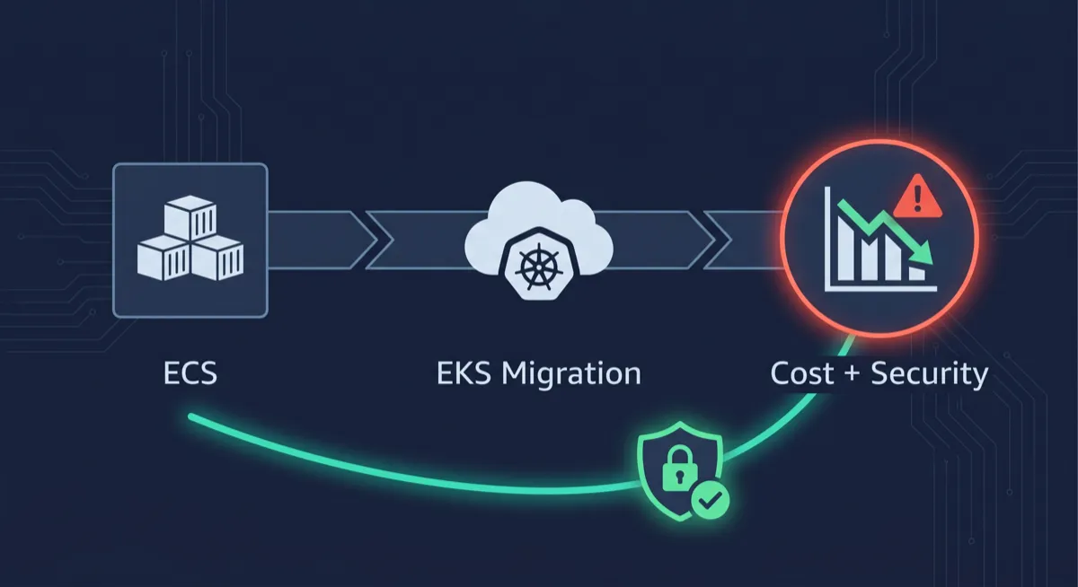 Your ECS to EKS Migration Saved $103K. Did You Audit the Attack Surface It Created?